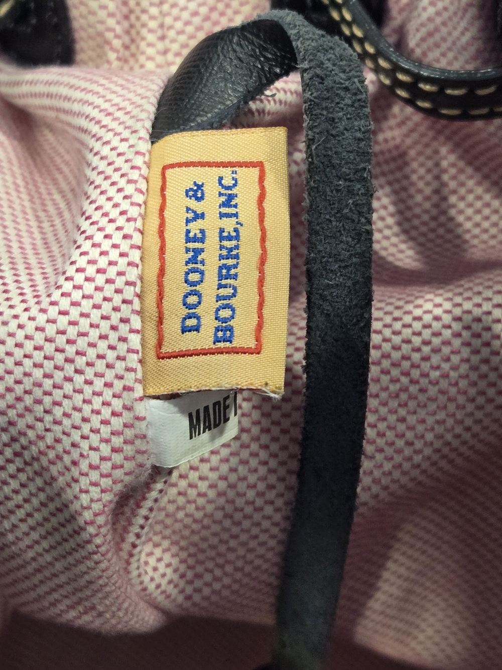 Dooney & Bourke Vintage Large Black and Gray Signature Monogram Shoulder Bag - Picture 14 of 16